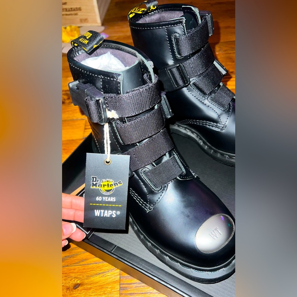 DOC Dr. Martens X WTAPS 1460 Boot NWT size 39 women 8 men’s 7 leather steel